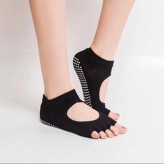 Non-Slip Five-Finger Yoga Socks for Women