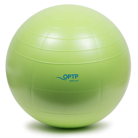 OPTP Soft Movement Ball - 12 Inch Exercise and Pilates Ball for Yoga and Core Stability Soft Inflatable Physical Therapy Ball Features Easy-Grip Texture