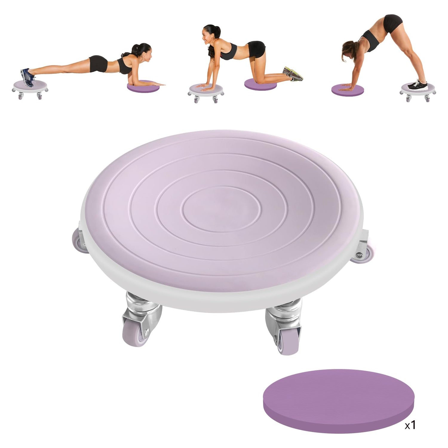 Ab Roller Wheel with Knee Pads for Home Gym